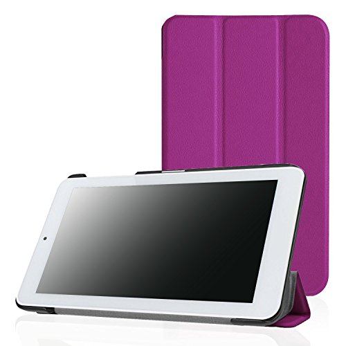 Acer Iconia One 10 B3-A20 case, Pasonomi® Ultra Slim Lightweight PU Leather Folio Case Stand Cover for Acer Iconia One 10 B3-A20 10-Inch Tablet (Purple)