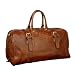 Maxwell Scott - Sac de voyage de luxe en cuir marron clair (FleroM)