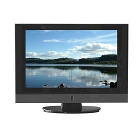 D-Vision DL-2210W 22" Widescreen HD Ready LCD TV With Bulit-in DVD Player & Freeview - Piano Black