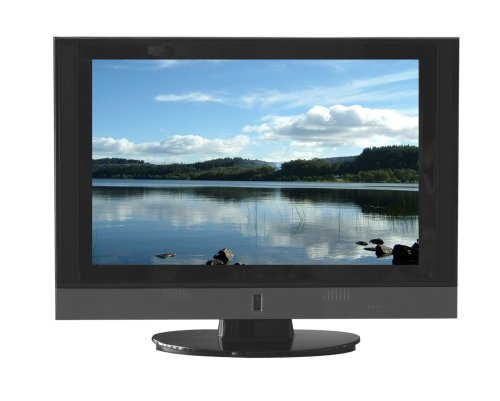 D-Vision DL-2210W 22" Widescreen HD Ready LCD TV With Bulit-in DVD Player & Freeview - Piano Black