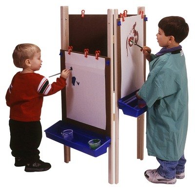 See Steffy SWP1128 Three Station Adjustable Easel