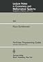 Nonlinear Programming Codes: Information, Tests, Performance (Lecture Notes in Economics and Mathematical Systems)