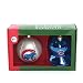 Set of 2 MLB Chicago Cubs Ball and Helmet Glass Christmas Ornaments