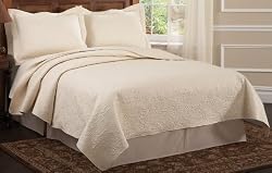 Bliss Valdosta Ivory King Quilt