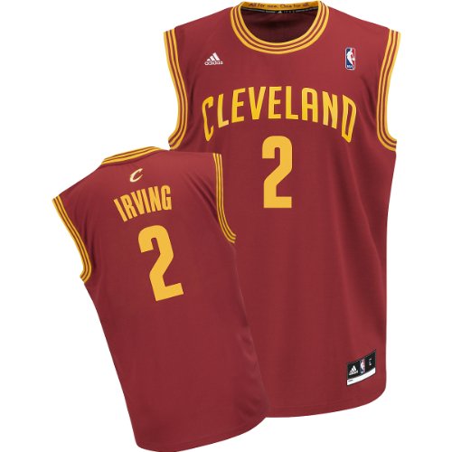 Adidas Cleveland Cavaliers Kyrie Irving Revolution 30 Replica Road Jersey Small
