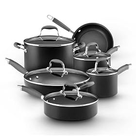 Buy Anolon Advanced Hard Anodized Nonstick 11-Piece Cookware Set now!