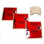 3 Sets Merano STA100 13" Viola String + Bridge
