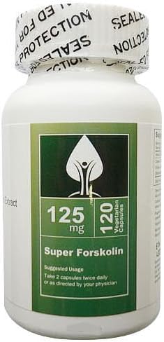 Super Forskolin (Coleus Forskolin Root Extract) 120 Capsules, 125mg per capsule