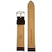 Tech Swiss Watch Band Genuine Leather Extra Long Dark Brown Alligator Grain 20 millimeter