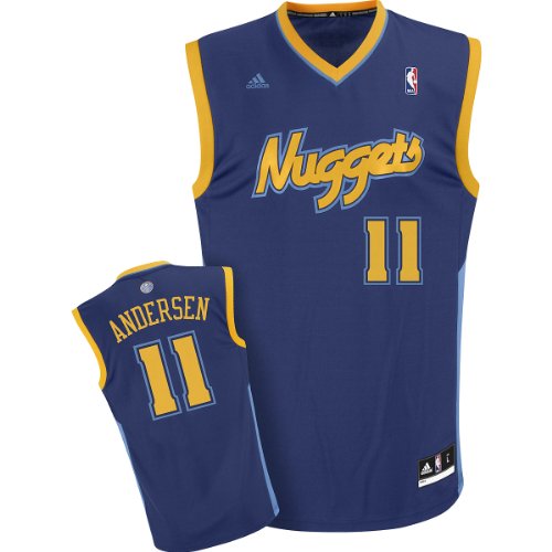Adidas Denver Nuggets Chris Anderson Revolution 30 Replica Alternate Jersey Large