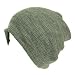 Heather Grey Slouch Slouchy Beanie Ski Hat Skull Cap Baggy Loose Style D&Y