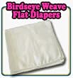OsoCozy Birdseye Flat Cloth Diapers - 27x27 inches (dozen) OsoCozy Birdseye Flat Cloth Diapers - 27x27 inches (dozen)