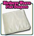 OsoCozy Birdseye Flat Cloth Diapers - 27x27 inches (dozen)
