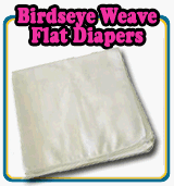 OsoCozy Birdseye Flat Cloth Diapers - 27x27 inches (dozen)