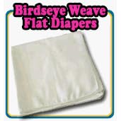 Birdseye Flat Cloth Diapers - 27x27 inches (dozens)