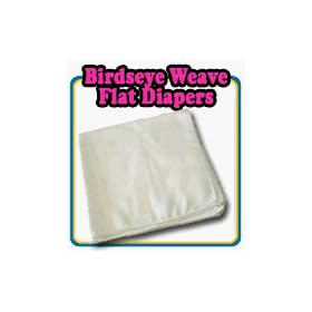 OsoCozy Birdseye Flat Cloth Diapers - 27x27 inches (dozen)