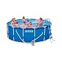 Intex 15-Foot-by-48-Inch Round Metal Frame Pool Set