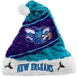 New Orleans Hornets Mistletoe Santa Hat