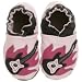 Robeez Infant Toddler Pink Guitar Slip On