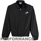 NFL Cutter & Buck Detroit Lions Black Bainbridge Performance Full Zip Jacket (Medium)