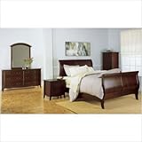 Santa Barbara 5-Piece Sleigh Bedroom Set Size: Queen
