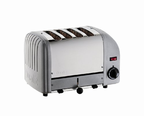Dualit 40362 Vario Toaster 4 Scheiben, metallic silber