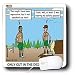 Rich Diesslins Funny KNOTS Scouting Cartoons - The Ax - Only Cut in the Designated Area - Mouse Pads