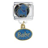 Babe Blue Ox Dangle Italian Charms