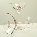 Marilyn Monroe Martini Glasses Set of Two