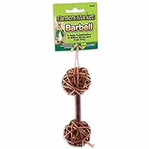 Ware Manufacturing Natural Woven Willow Small Pet Barbell Chew Toy, Small
