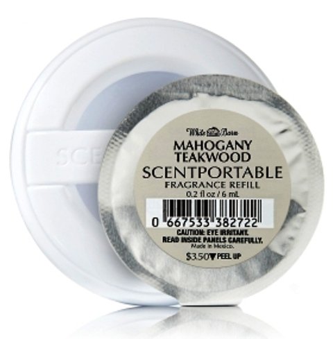 Bath & Body Works - Mahogany Teakwood Scentportable Fragrance Refill 0.2 fl oz Slatkin & Co