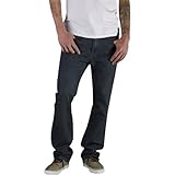 IMAGE OF Fox Racing Throttle Jeans Youth Boys Denim Casual Pants w/ Free B&F Heart Sticker Bundle - Midnight / Size 29