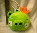 6" Green Pig (Crown) Angry Bird Soft Plush