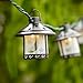 Old Fashioned Metal Moon Lantern Party String Lights