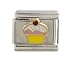 SilverBin Enamel Paint Delicious Sweet Cupcake Stainless Steel Italian Charm Link