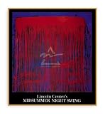 ポスター パット ステア Lincoln Center's Midsummer Night Swing 額装済 ウッドハイグレードフレーム(オーク)