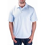 CUBAVERA Ribbed Knit Casual Dress Golf Mens Polo Shirt