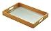 Kitchen & Housewares : Mountainwoods Bamboo Stainless Steel Serving Tray 18.5-in.