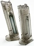 Beretta 92FS Spring Airsoft Magazines - 12 Round - Clear