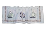 Patch Magic Nautical Curtain Valance 54 Inch by 16 Inch