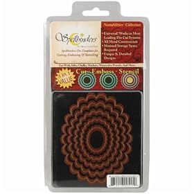 Spellbinders Nestabilities Classic Scalloped Ovals Die Template