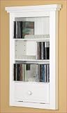 Wall Mount CD & DVD Storage Cabinet-Ground Shipping Only