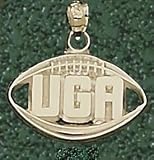 Anderson Jewelry Georgia Bulldogs Foottball Gold Charm