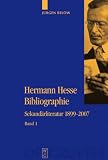 Internationale Bibliographie zur Hermann-Hesse-Forschung, 4 Bde.