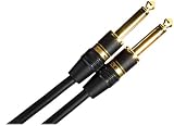 MONSTER CABLE Instrument Cable; 8 in. - straight 1/4 plugs;(S100-I-.75)