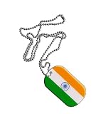Produkt-Bild: Dog Tag / Erkennungsmarke / Kette Indien - 3 x 5 cm