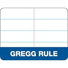 TOPS Docket Gold Classified Spiral Steno Book, Gregg Rule, 6 x 9 Inches, White, 100 Sheets per Pad (99708)
