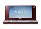 Sony Vaio P11ZR 8-inch Netbook, Intel Atom Z520 1.33Ghz, 2GB RAM, 60GB HDD, Vista Home Premium (Red)