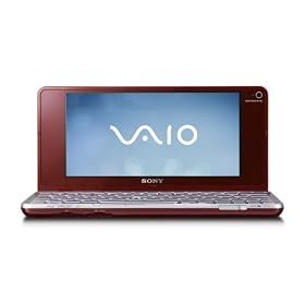 Sony Vaio P11ZR 8-inch Netbook, Intel Atom Z520 1.33Ghz, 2GB RAM, 60GB HDD, Vista Home Premium (Red)