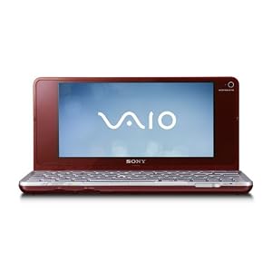 Sony Vaio P11ZR 8-inch Netbook, Intel Atom Z520 1.33Ghz, 2GB RAM, 60GB HDD, Vista Home Premium (Red)